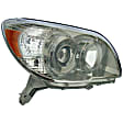 1592038 Passenger Side Halogen Headlight, Without bulb(s), Clear Lens