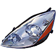 1592039 Driver Side Halogen Headlight, With bulb(s), Clear Lens