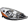 1592040 Passenger Side Halogen Headlight, With bulb(s), Clear Lens