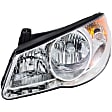 1592045 Driver Side Halogen Headlight, With bulb(s), OE Replacement