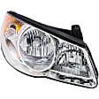 1592046 Passenger Side Halogen Headlight, With bulb(s), OE Replacement
