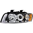 1592063 Driver Side Halogen Headlight, With bulb(s), OE Replacement