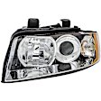 1592063 Driver Side Halogen Headlight, With bulb(s), OE Replacement