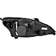 1592067 Driver Side Halogen Headlight, With bulb(s), OE Replacement