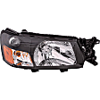 1592070 Passenger Side Halogen Headlight, With bulb(s), OE Replacement