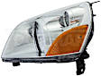 1592071 Driver Side Halogen Headlight, With bulb(s), OE Replacement