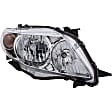 1592076 Passenger Side Halogen Headlight, With bulb(s), OE Replacement