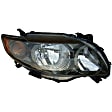 1592078 Passenger Side Halogen Headlight, With bulb(s), OE Replacement