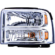 1592089 Driver Side Halogen Headlight, With bulb(s), OE Replacement