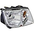 1592107 Passenger Side Halogen Headlight, Without bulb(s), OE Replacement