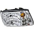 1592107 Passenger Side Halogen Headlight, Without bulb(s), OE Replacement