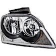 1592137 Passenger Side Halogen Headlight, With bulb(s), OE Replacement