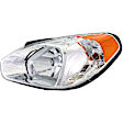 1592168 Driver Side Halogen Headlight, With bulb(s), OE Replacement