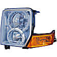 1592172 Driver Side Halogen Headlight, With bulb(s), Clear Lens