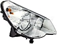 1592179 Passenger Side Halogen Headlight, With bulb(s), OE Replacement
