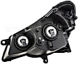 1592179 Passenger Side Halogen Headlight, With bulb(s), OE Replacement