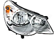 1592179 Passenger Side Halogen Headlight, With bulb(s), OE Replacement