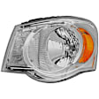 1592180 Driver Side Halogen Headlight, With bulb(s), Clear Lens