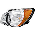 1592218 Driver Side Halogen Headlight, With bulb(s), OE Replacement
