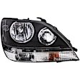 1592226 Passenger Side Halogen Headlight, With bulb(s), Clear Lens