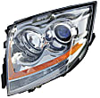 1592233 Passenger Side Halogen Headlight, With bulb(s), Clear Lens
