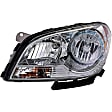 1592234 Driver Side Halogen Headlight, With bulb(s), OE Replacement