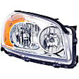 1592238 Driver Side Halogen Headlight, With bulb(s), Clear Lens