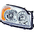 1592239 Passenger Side Halogen Headlight, With bulb(s), Clear Lens