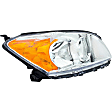 1592239 Passenger Side Halogen Headlight, With bulb(s), Clear Lens