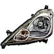 1592240 Driver Side Halogen Headlight, With bulb(s), Clear Lens