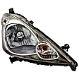 1592241 Passenger Side Halogen Headlight, With bulb(s), Clear Lens