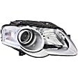 1592251 Passenger Side Halogen Headlight, With bulb(s), Clear Lens
