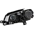 1592251 Passenger Side Halogen Headlight, With bulb(s), Clear Lens