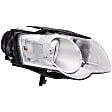 1592251 Passenger Side Halogen Headlight, With bulb(s), Clear Lens
