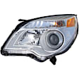 1592262 Driver Side Halogen Headlight, With bulb(s), OE Replacement