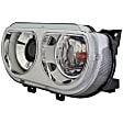1592271 Passenger Side Halogen Headlight, With bulb(s), Clear Lens