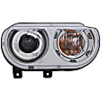 1592271 Passenger Side Halogen Headlight, With bulb(s), Clear Lens