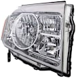 1592280 Passenger Side Halogen Headlight, Without bulb(s), Clear Lens