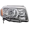 1592280 Passenger Side Halogen Headlight, Without bulb(s), Clear Lens