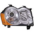 1592286 Passenger Side Halogen Headlight, With bulb(s), Clear Lens