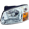 1592289 Driver Side Halogen Headlight, With bulb(s), Clear Lens