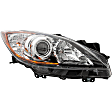 1592298 Passenger Side Halogen Headlight, Without bulb(s), Clear Lens