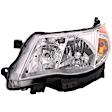 1592311 Driver Side Halogen Headlight, With bulb(s), Clear Lens