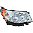1592312 Passenger Side Halogen Headlight, With bulb(s), Clear Lens