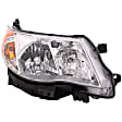 1592312 Passenger Side Halogen Headlight, With bulb(s), Clear Lens
