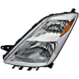 1592317 Driver Side Halogen Headlight, Without bulb(s), Clear Lens
