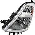 1592317 Driver Side Halogen Headlight, Without bulb(s), Clear Lens