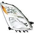 1592318 Passenger Side Halogen Headlight, Without bulb(s), OE Replacement