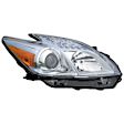 1592320 Passenger Side Halogen Headlight, Without bulb(s), Clear Lens