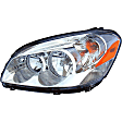1592340 Driver Side Halogen Headlight, With bulb(s), Clear Lens